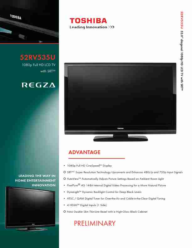 Toshiba Flat Panel Television 52RV535U-page_pdf